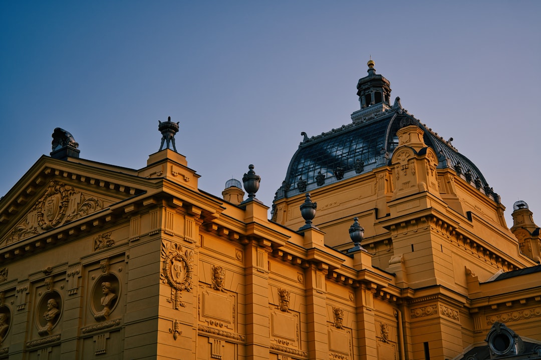 Zagreb Cathedral Gothic architecture spires golden hour